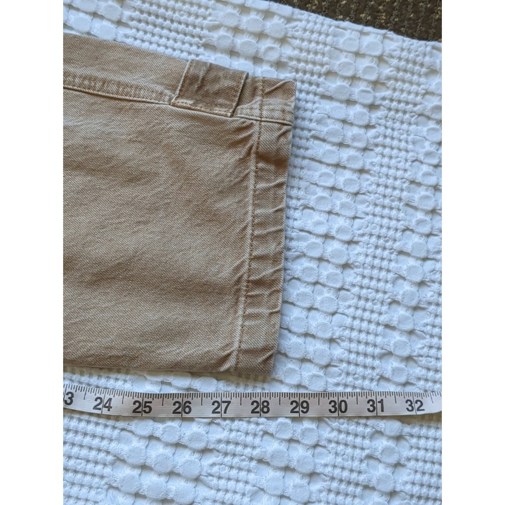 NWOT We The Free Marx Slouchy Cargo Jeans Size 27 Tan 29X28 - Picture 10 of 16